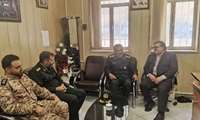  دیدار فرمانده سپاه خوشاب با سرپرست شبکه بهداشت و درمان شهرستان