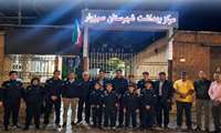 بدرقه کاروان ورزشی فرزندان کارکنان دانشگاه علوم پزشکی سبزوار به المپیاد کشوری