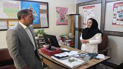 بازدید رئیس دانشگاه  از مرکز جامع خدمات سلامت کوشک و مرکز مشاوره بیماری‌های رفتاری