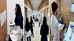 آزمون آسکی OSCE دانشجویان ترم ۸‌ پرستاری