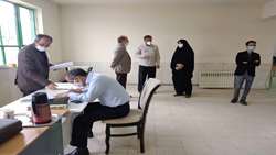 بازدید برون بخش مشترک از حوزه های امتحانی مدارس شهرستان خوشاب