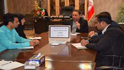 برگزاری جلسه هماهنگی بسیج ملی کنترل فشار خون بالا با فرمانداری شهرستان خوشاب