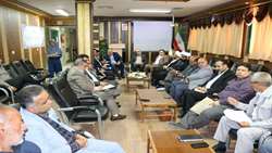 تقدیر ازعملکرد فرهنگی شبکه بهداشت در حاشیه هیئت رئیسه دانشگاه با مسئولین جغتای