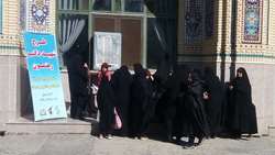 برپایی ایستگاه سلامت توسط کانون بسیج جامعه پزشکی شهرستان جغتای درمحل نمازجمعه شهرجغتای. 