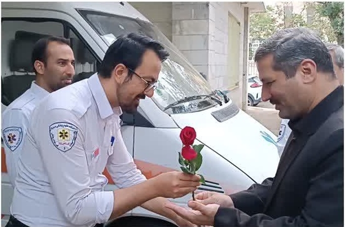 تقدیر معاون استاندار و فرماندار ویژه سبزوار از تلاش‌های جهادی عوامل اورژانس
