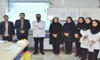 تجلیل از پرسنل آزمایشگاه بیمارستان قمر بنی‌هاشم(ع) جوین