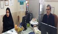بازدید معاون بهداشتی  از مرکز جامع خدمات سلامت ششتمد 