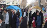 برپایی ایستگاه سلامت در راهپیمایی روز 22 بهمن سال 97