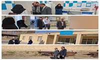 بازدید دکتر غضنفری معاون بهداشتی ورئیس مرکز بهداشت سبزوار وهیئت همراه  ازآزمایشگاه جامع ومراکز جامع سلامت 