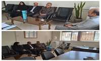 دیدار معاون بهداشتی  با رئیس دامپزشکی به مناسبت هفته دامپزشکی
