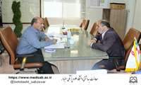 دیدار رئیس بیمه سلامت با سرپرست معاونت بهداشتی دانشگاه 