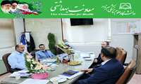 دیدار سرپرست شعب بانک تجارت و رئیس بانک تجارت شعبه مرکزی شهرستان سبزوار با معاون بهداشتی دانشگاه و رئیس مرکز بهداشت 