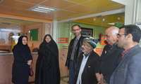 بازدید مسئولین محترم بیمارستان شهیدان مبینی از مرکز سالمندان پدر 