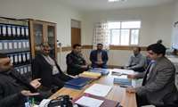 جلسه هم اندیشی شورای اسلامی روستای فراشیان باریاست شبکه بهداشت ودرمان جغتای
