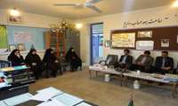 بازدیدریاست شبکه بهداشت ودرمان جغتای از مدرسه مروج سلامت دخترانه رهروان حضرت زینب (س)