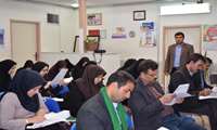 برگزاری آزمون جامع بهورزی در شبکه بهداشت و درمان شهرستان داورزن