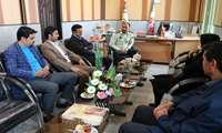 دیدارریاست شبکه بهداشت و بیمارستان با فرماندهی نیروی انتظامی جغتای