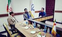 دیدارقائم مقام نظارت و برنامه ریزی معاونت دانشجویی وزارت بهداشت با رئیس دانشگاه 