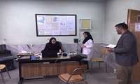 بازدید سرزده سرپرست  محترم شبکه بهداشت و درمان خوشاب از مرکز خدمات جامع سلامت نوده انقلاب