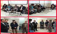 بازدید فرماندار شهرستان خوشاب از مرکز بهداشتی و درمانی شبانه روزی  با امکانات بستری 