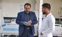 بازدید از مرکز درمان بستر روداب توسط رئیس اداره بازرسی دانشگاه