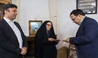  دیدار رییس دانشگاه علوم پزشکی سبزوار با خانواده های شهدا