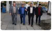  بازدید معاونین دانشگاه از بخش های مختلف مرکز آموزشی درمانی واسعی
