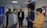 بازدید میدانی تیم بازرسی دانشگاه از بیمارستان های امداد و واسعی