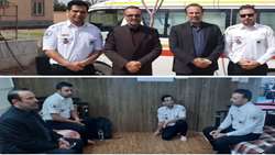  بازدید رئیس دادگستری شهرستان ششتمد از پایگاه های اورژانس‌ شهرستان