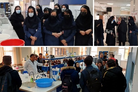  بازدید دانش آموزان مدارس سبزوار و خوشاب از امکانات آموزشی دانشگاه علوم پزشکی سبزوار