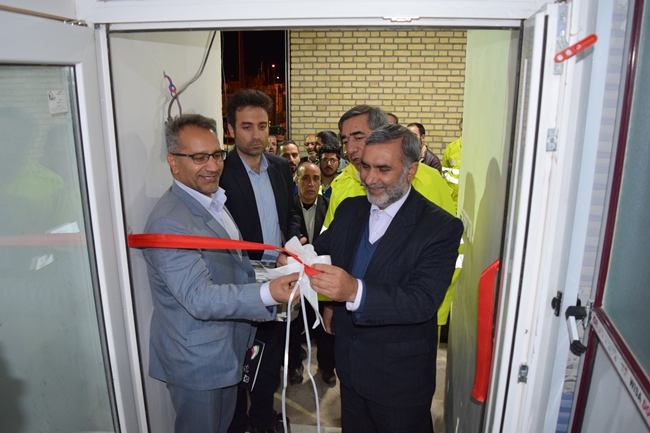 افتتاح پایگاه اورژانس