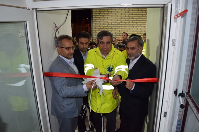 افتتاح پایگاه اورژانس