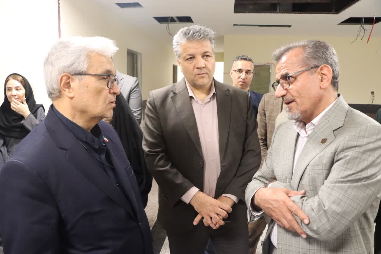 بازدید نماینده مردم غرب خراسان در مجلس شورای اسلامی از پروژه‌های عمرانی دانشگاه علوم پزشکی سبزوار