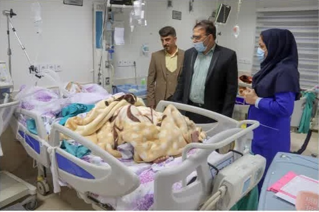 بازدید رئیس دانشگاه از مرکز آموزشی درمانی امداد بازدید رئیس دانشگاه از مرکز آموزشی درمانی امداد