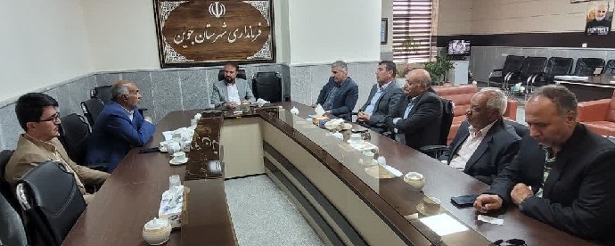 جلسه فوریت تامین هزینه خرید سی تی اسکن جهت شهرستان جوین